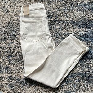 Madewell high rise white jeans size 26